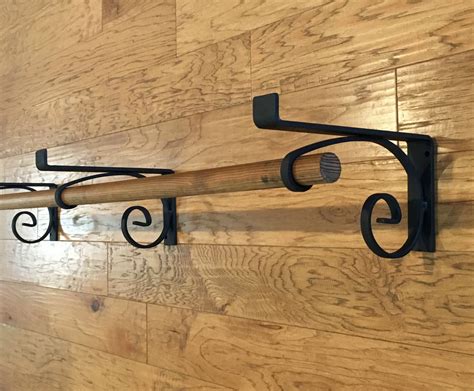 decorative shelf and rod bracket